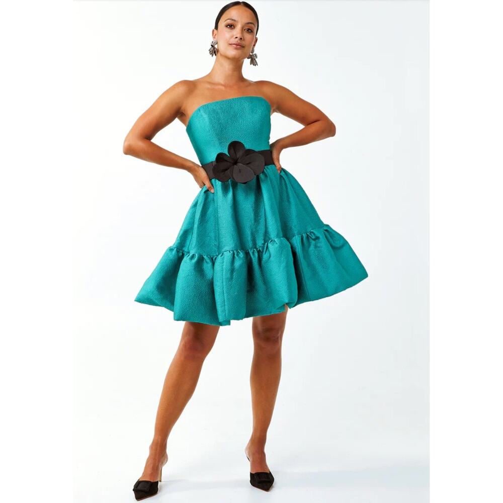 Mestiza New York Alaina tiered flounce mini dress size 8